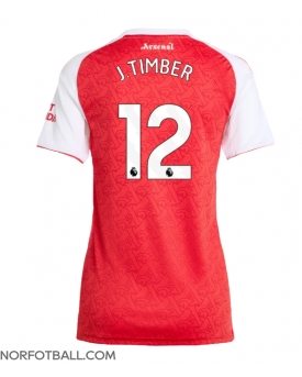 Billige Fotballdrakt Arsenal Jurrien Timber #12 Replika Hjemmedrakt Dame 2025-26 Kortermet